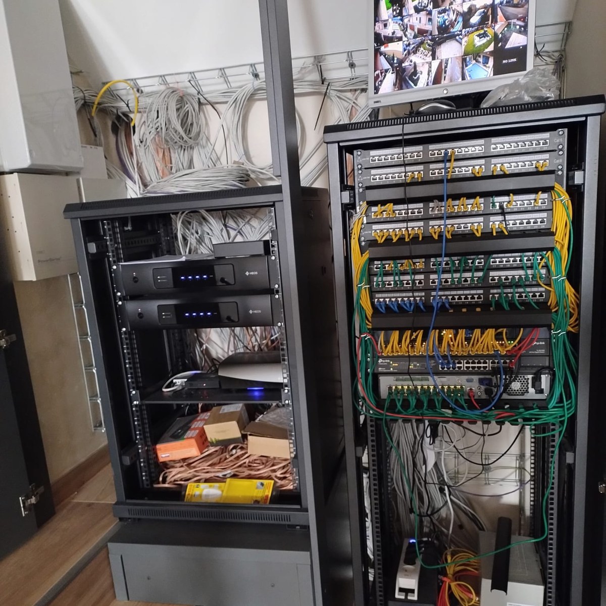 sq vtv serverovna rack kamerovy dohled